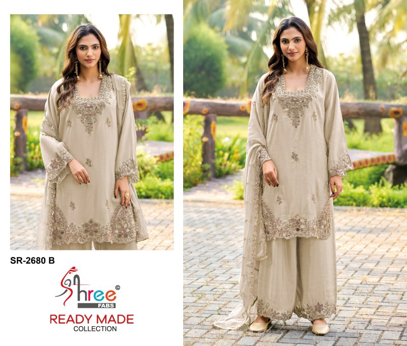 Sr 2680 A To D By Shree Viscose Tissue Readymade Pakistani Suits 